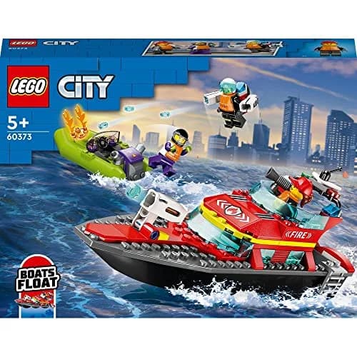 لگو سیتی مدل قایق نجات آتش‌نشانی (LEGO City Fire Rescue Boat 60373) — تصویر ۳