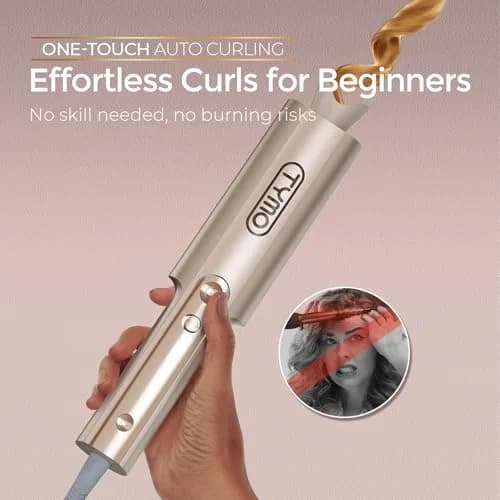 فرکننده مو اتوماتیک و چرخشی TYMO CurlPro Plus – مدل ۲۵ میلی‌متری — تصویر ۲