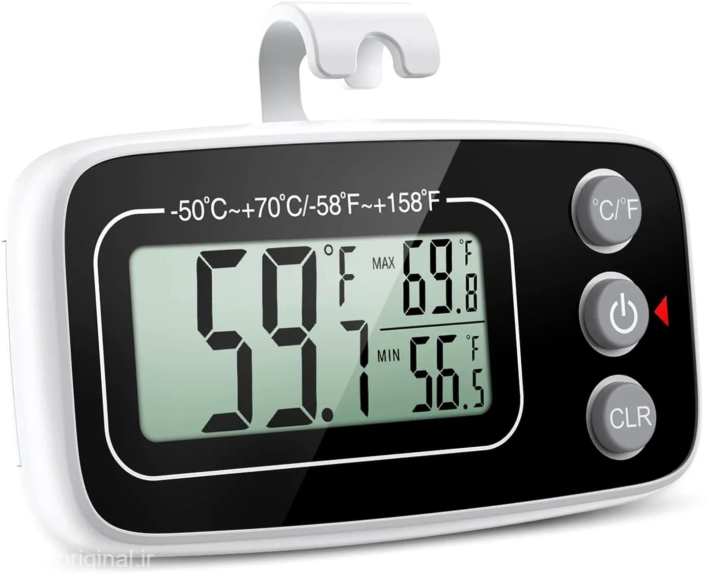 دماسنج دیجیتال یخچال و فریزر و منزل KASTWAVE با صفحه نمایش LCD