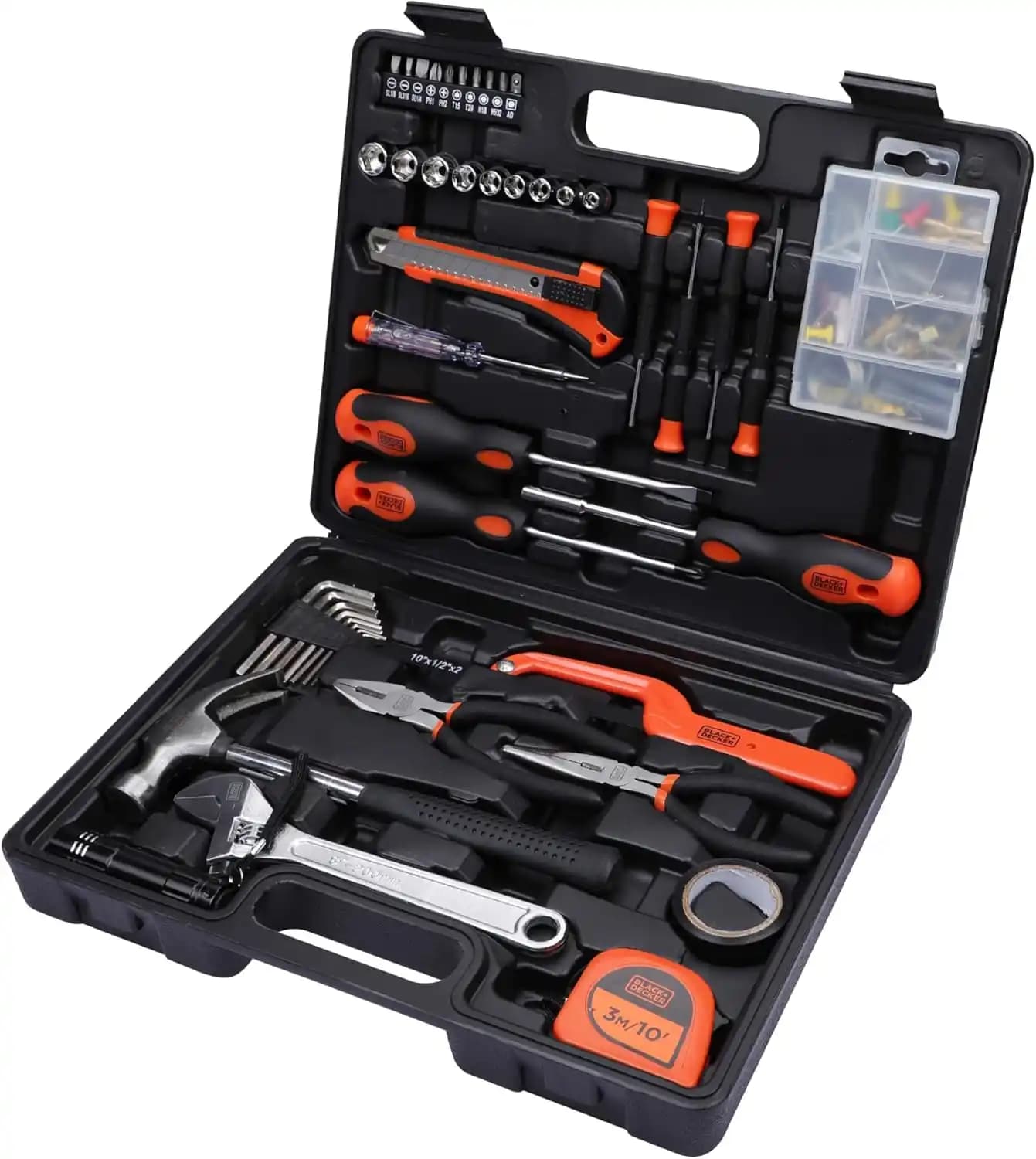 جعبه ابزار حرفه ای 126 عددی BLACK+DECKER خانگی،اداری،صنعتی — تصویر ۲