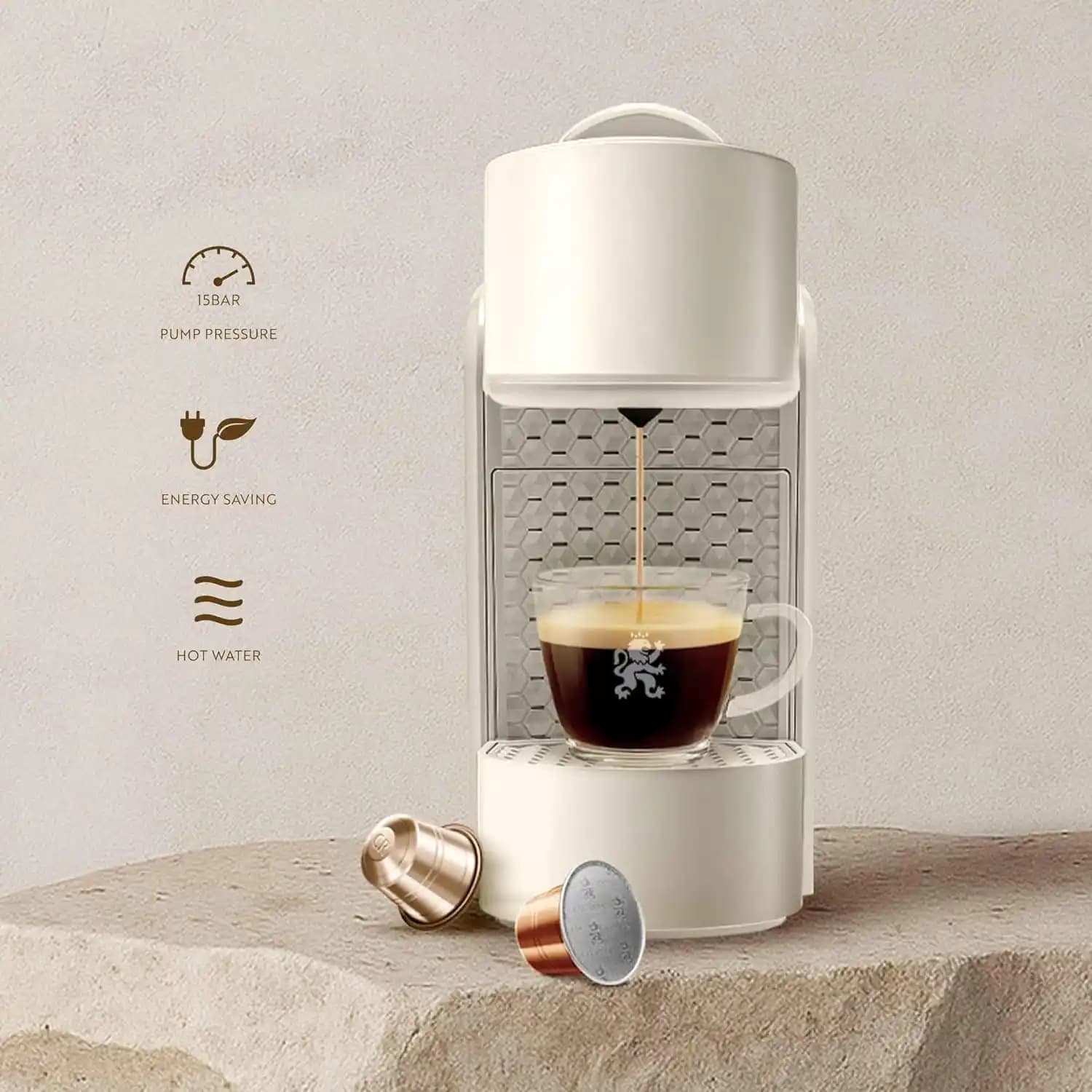 دستگاه قهوه‌ساز کپسولی(نسپرسو) Café Royal سازگار با کپسول‌های Nespresso — تصویر ۳