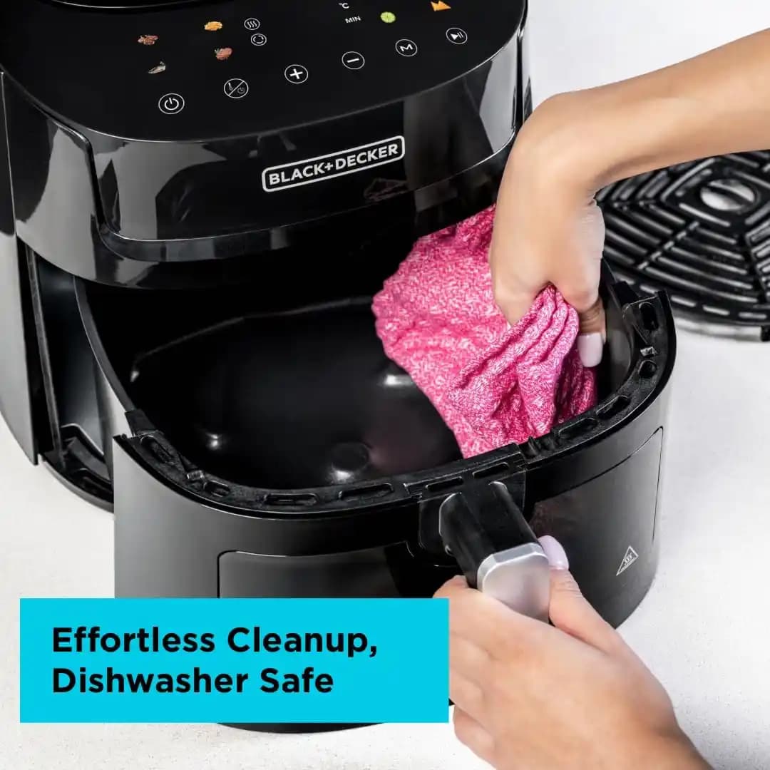 سرخ‌کن دیجیتالی ۸ کاره بلک‌انددکر (BLACK+DECKER) ۷.۲ لیتر — تصویر ۲