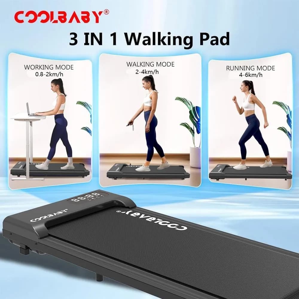 تردمیل خانگی به همراه میز کار COOLBABY Walking Pad — تصویر ۲
