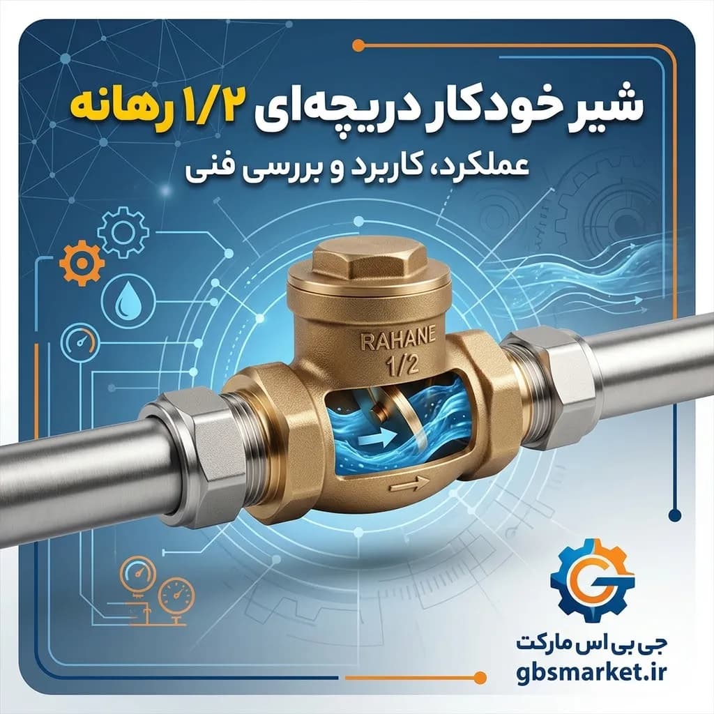 شیر خودکار دریچه ای 1/2 رهانه