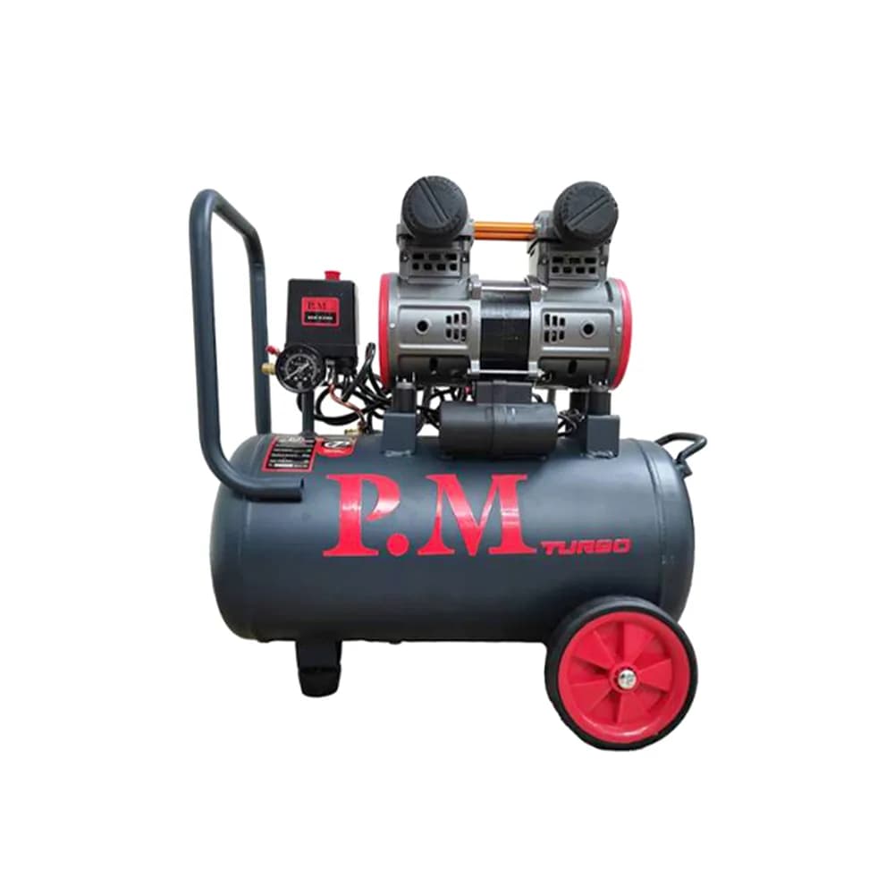 کمپرسور باد پی ام مدل TM30 ظرفیت ۳۰ لیتر بدون روغن سایلنت
