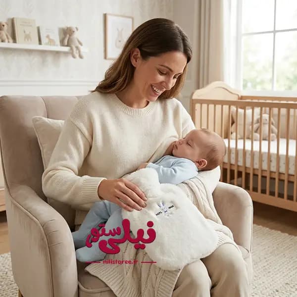 کیسه آب گرم نوزاد طرح خرگوش برند Wispoe
