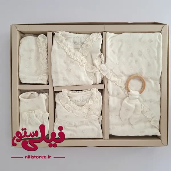 ست جعبه ای 10 تکه نوزاد طرح toys صورتی برند کاسیوپه CASSIOPE — تصویر ۲