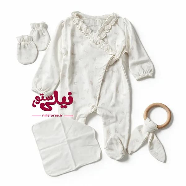 ست جعبه ای 10 تکه نوزاد طرح toys صورتی برند کاسیوپه CASSIOPE — تصویر ۶