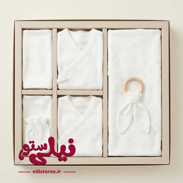 ست جعبه ای 10 تکه نوزاد طرح toys آبی برند کاسیوپه CASSIOPE — تصویر ۲