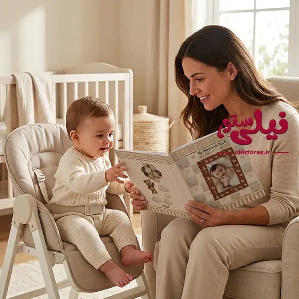 آلبوم خاطرات نوزاد طرح بادکنک برند ماماس پاپاس Mamas papas