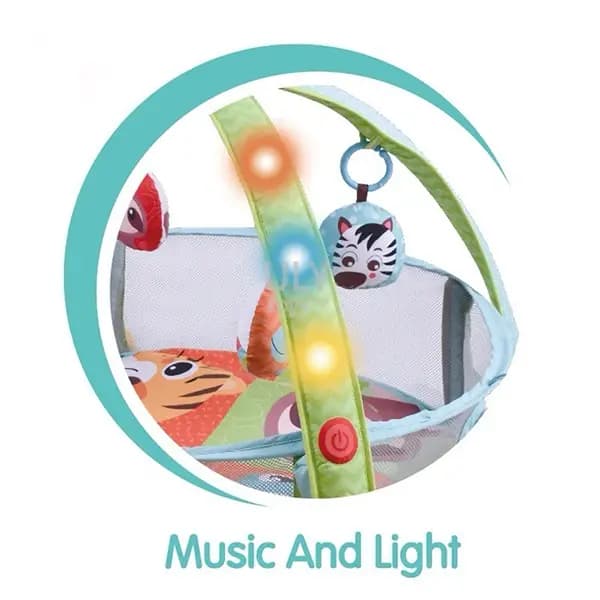 تشک بازی نوزاد 3 در 1 طرح شیر برند کونیگ کیدز Konig Kids کد 63542 — تصویر ۵