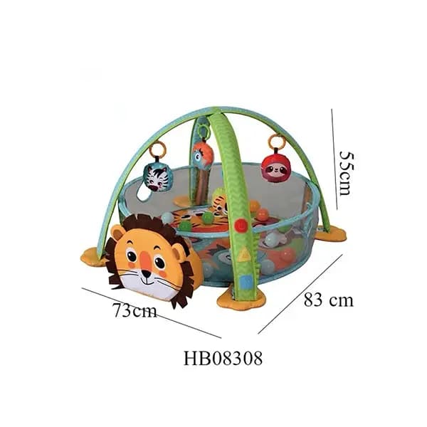 تشک بازی نوزاد 3 در 1 طرح شیر برند کونیگ کیدز Konig Kids کد 63542 — تصویر ۳