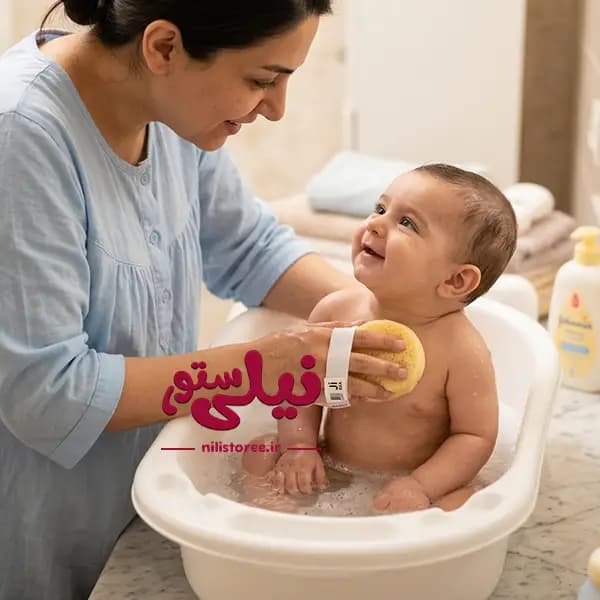 لیف اسفنجی نوزاد برند Bebekevi کد 1041