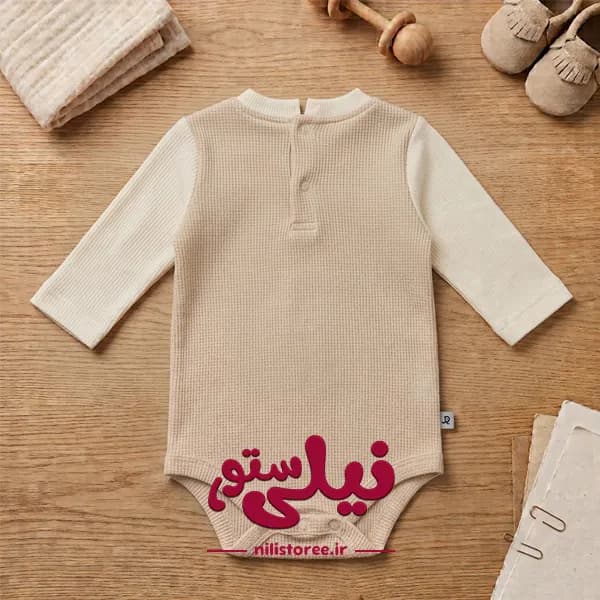 زیردکمه آستین بلند فانتزی نوزادی پسرانه طرح کوالا پینو برند دانالو Danaloo — تصویر ۳
