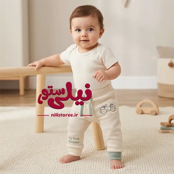 شلوار فانتزی نوزادی پسرانه طرح کوالا پینو برند دانالو Danaloo