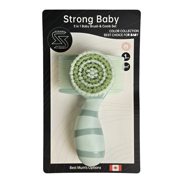 ست شانه و برس نوزاد برند استرانگ بی بی Strong baby — تصویر ۲