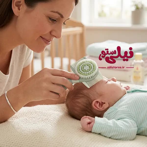 ست شانه و برس نوزاد برند استرانگ بی بی Strong baby