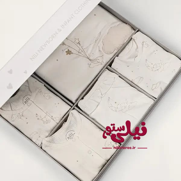 ست جعبه ای 13 تکه طرح لالالند برند نیلی