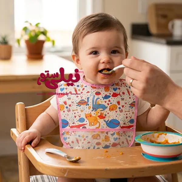 پیش بند پلاستیکی نوزاد طرح حیوانات برند کارترز Carters