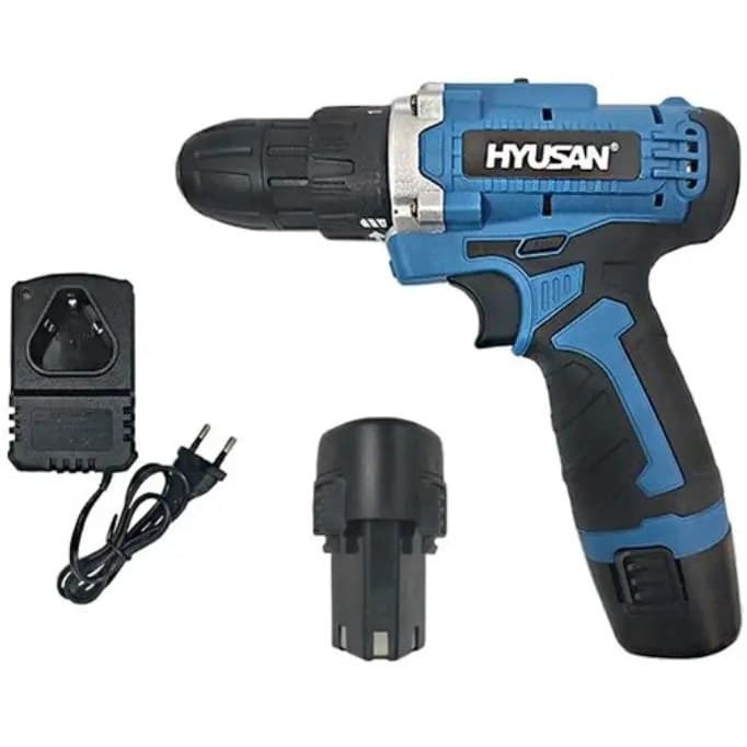 دریل شارژی هیوسان ۱۲ ولت مدل S-1211 ا Hyusan Cordless Impact Drill S-1211