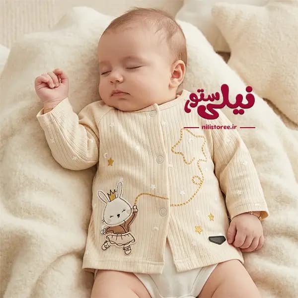 مانتو نوزاد طرح بانی برند مون بیبی Moon baby — تصویر ۲