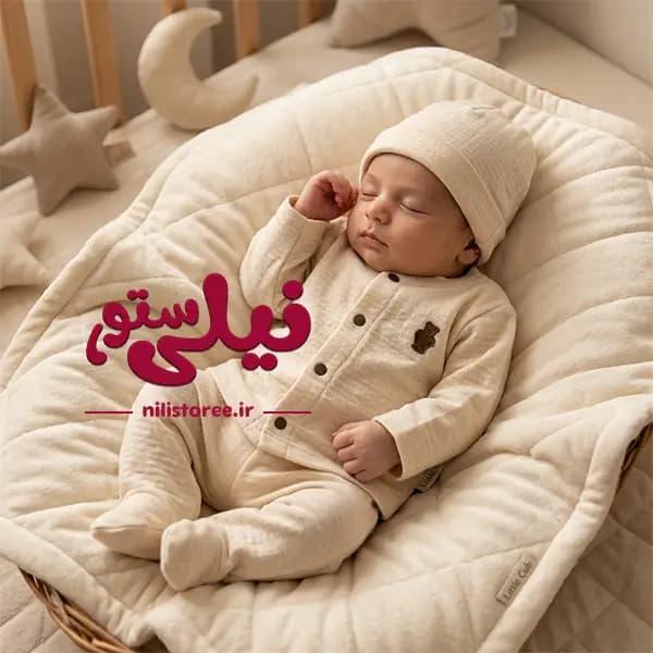 ست سه تکه نوزاد طرح خرس برند بیبی توف bebitof کد 8015220