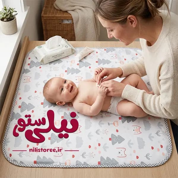 زیر انداز تعویض نوزاد طرح روباه برند بیبی لایک Baby like