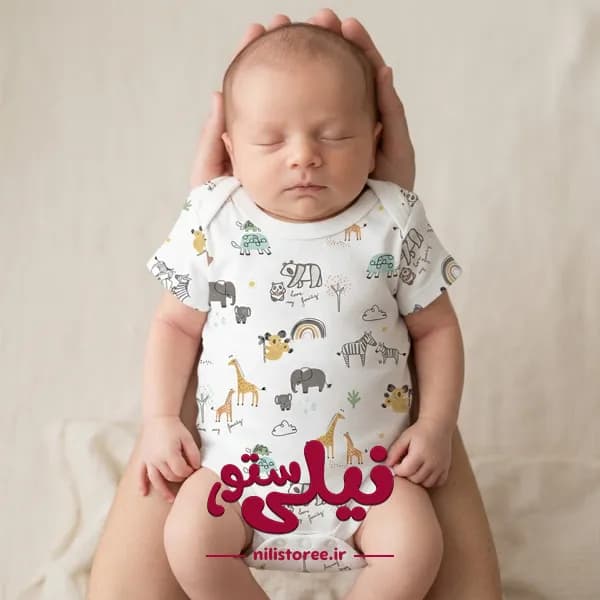 ست 19 تکه جعبه ای نوزادی طرح پاندا برند Danaloo کد 615 — تصویر ۲