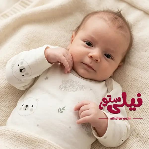 ست 19 تکه جعبه ای نوزادی طرح ابر برند Danaloo کد 612 — تصویر ۲