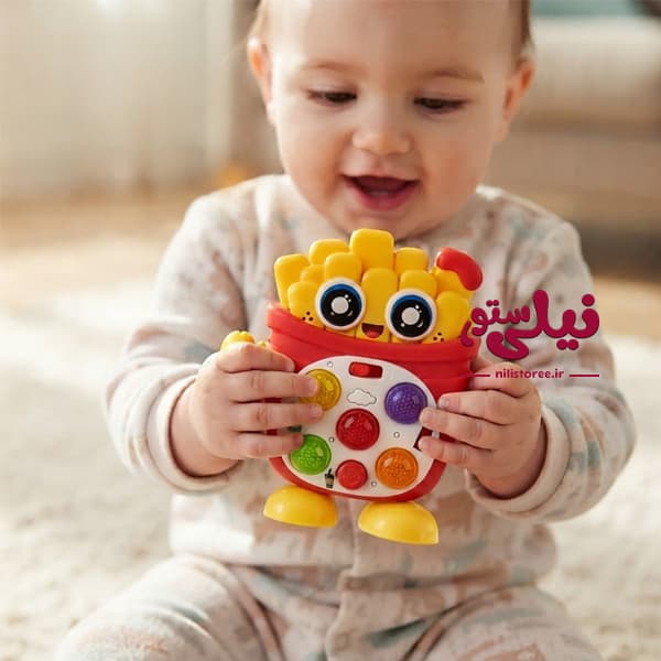 اسباب بازی موزیکال نوزاد طرح سیب زمینی برند JIALEGU TOYS کد 199D