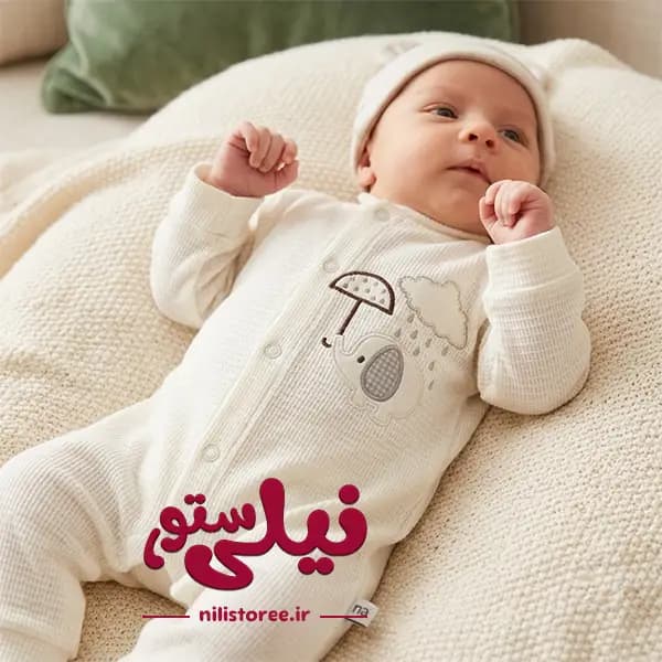 ست بیمارستانی نوزاد 7 تکه طرح فیل برند مادرکر mothercare — تصویر ۲