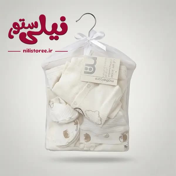 ست بیمارستانی نوزاد 7 تکه طرح فیل برند مادرکر mothercare — تصویر ۳