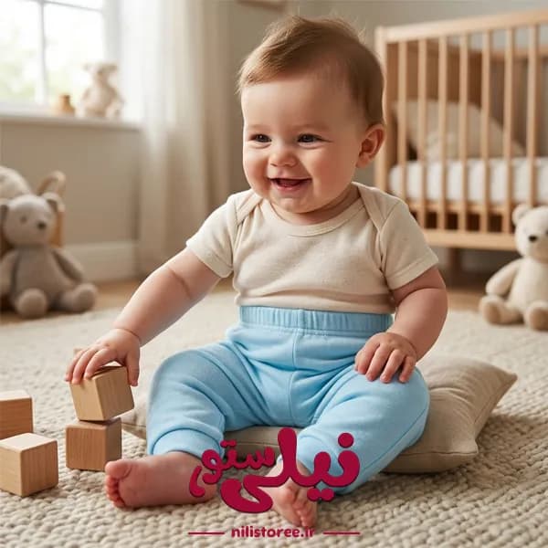 پک سه عددی شلوار بیبی فورلایف baby4life کد 10 — تصویر ۳