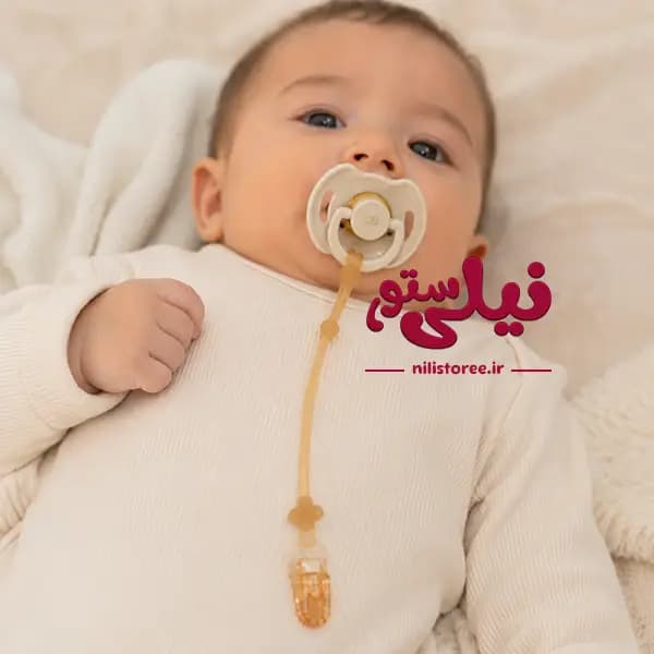 بند پستانک نوزاد طرح هی اور شی Heorshe