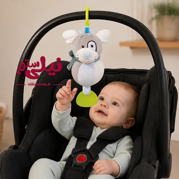 آویز تخت و کریر نوزاد طرح خرس برند تتیس Tettis
