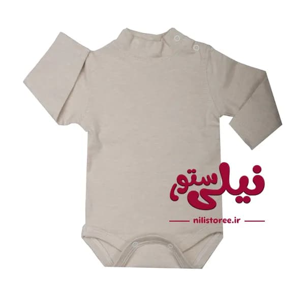 بادی يقه سه سانت ساده برند آدمک استخونی کد 1700431 — تصویر ۲