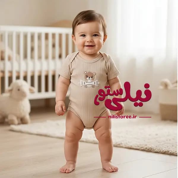 3 تکه نوراد طرح خرس خلبان برند Danaloo دانالو کد 617 — تصویر ۳