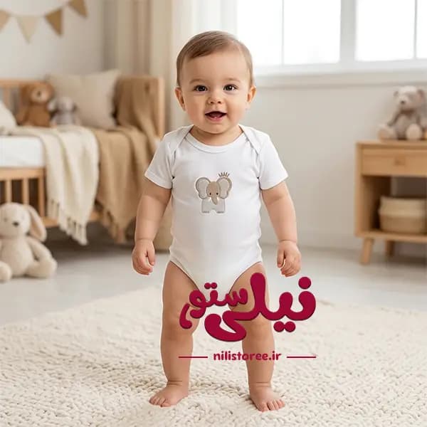 3 تکه نوزاد طرح فیل برند دانالو Danaloo کد 620 — تصویر ۲