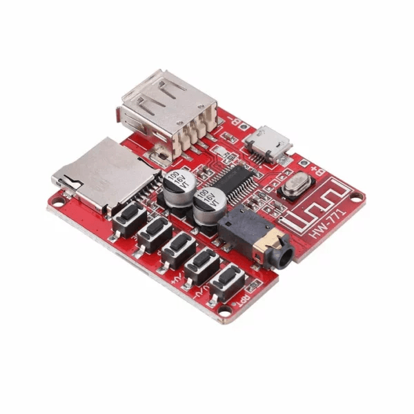 ماژول بلوتوث صوتی HW-771 دارای خروجی USB و رم — تصویر ۳