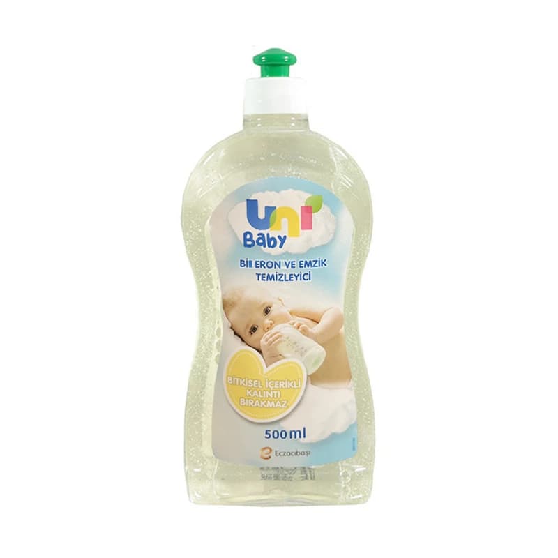 شوینده شیشه شیر یونی بیبی (Uni Baby) حجم 500 میلی لیتر