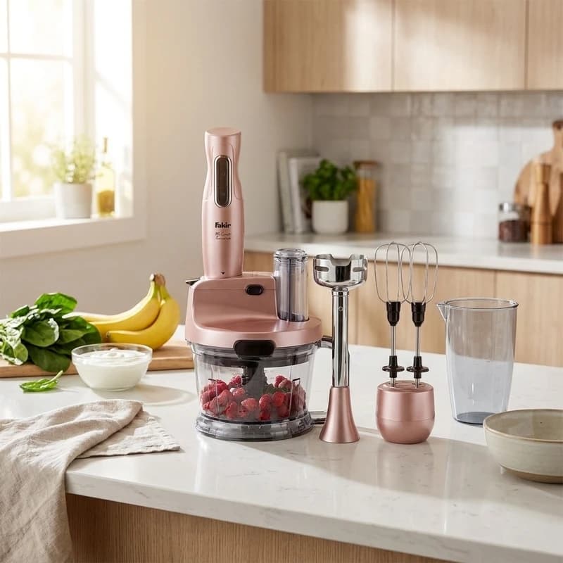 غذا ساز و گوشت کوب برقی چندکاره 1000 وات فکر مدل MR Cheff Quadro — تصویر ۷