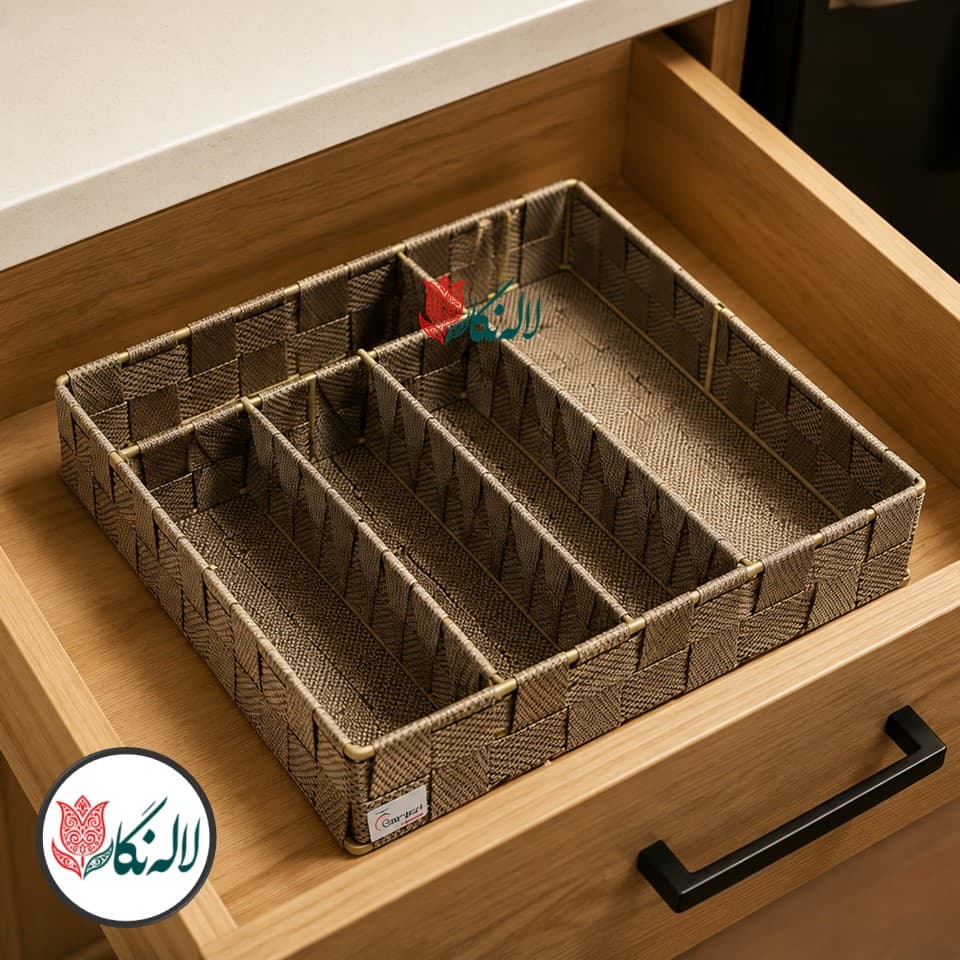جا قاشقی کابینتی کشویی 5 خانه داریسان (ارگانایزر)