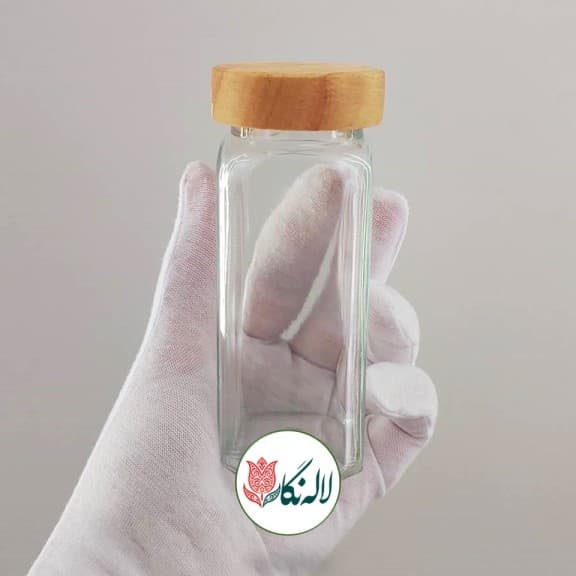 جا ادویه مکارتی درب چوبی تک همراه درب ادویه پاش