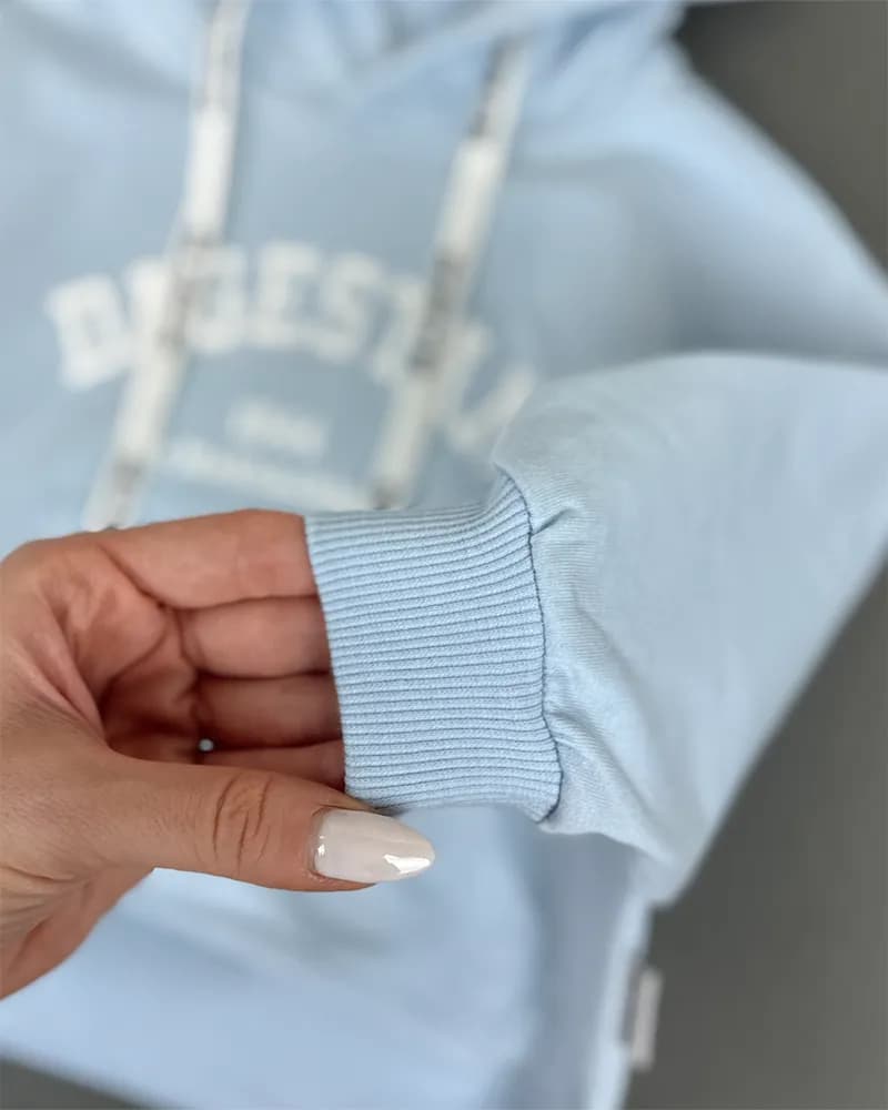 هودی بچگانه دورس آبی آسمانی مدل (DAGESTAN WH) کد 4516 — تصویر ۳