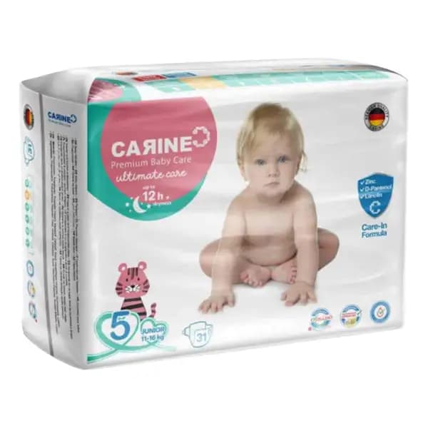 پوشک کارین سایز 5 بسته 31 عددی