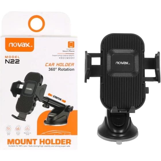 هولدر موبایل NOVAX N-22 | پایه نگهدارنده گوشی خودرو نواکس مدل N22
