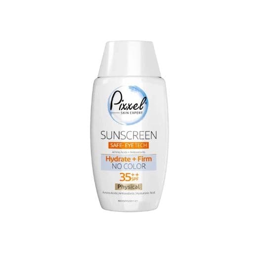 کرم ضد آفتاب دور چشم و صورت فیزیکال بیرنگ پیکسل Pixel Sunscreen Eye &amp Face 50ml