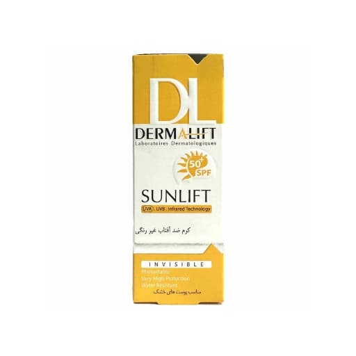 کرم ضد آفتاب درمالیفت مدل Invisible پوست خشک حجم 40ml — تصویر ۳