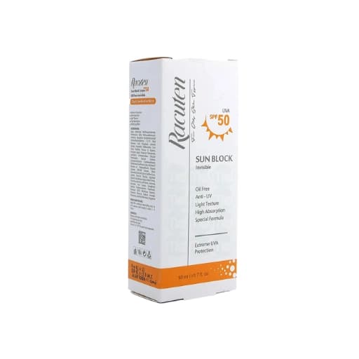 ضدآفتاب بی‌رنگ راکوتن SPF 50 مناسب پوست چرب و مختلط 50ml — تصویر ۲