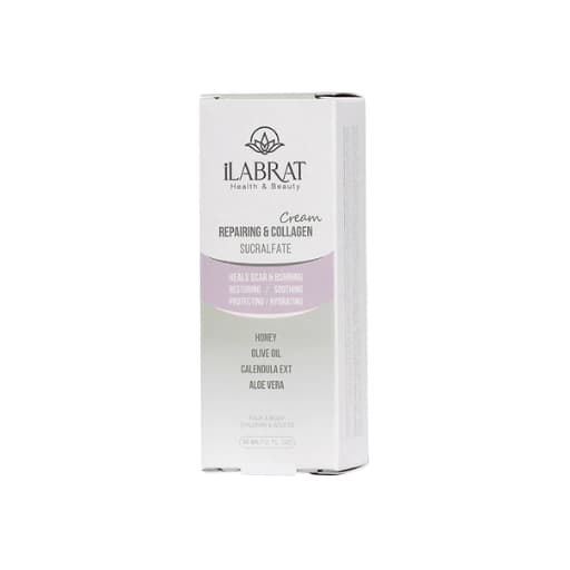 کرم ترمیم کننده و کلاژن ساز ایلابرت ilabrat Sucralfate Repair Cream 50ml — تصویر ۲